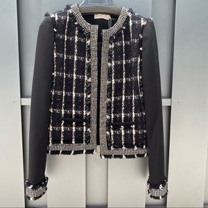 NWT Tory Burch tweed jacket 0